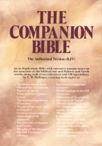 The Companion Bible, Black Genuine Leather