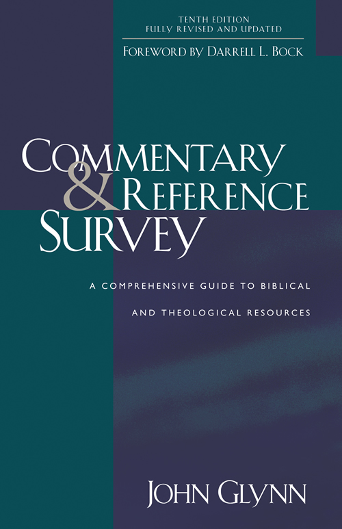 Commentary and Reference Survey